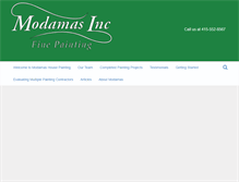 Tablet Screenshot of modamas.com